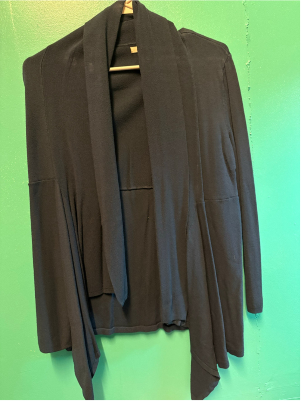 Women's Maurices Blue Open Front Cardigan Sweater Size M